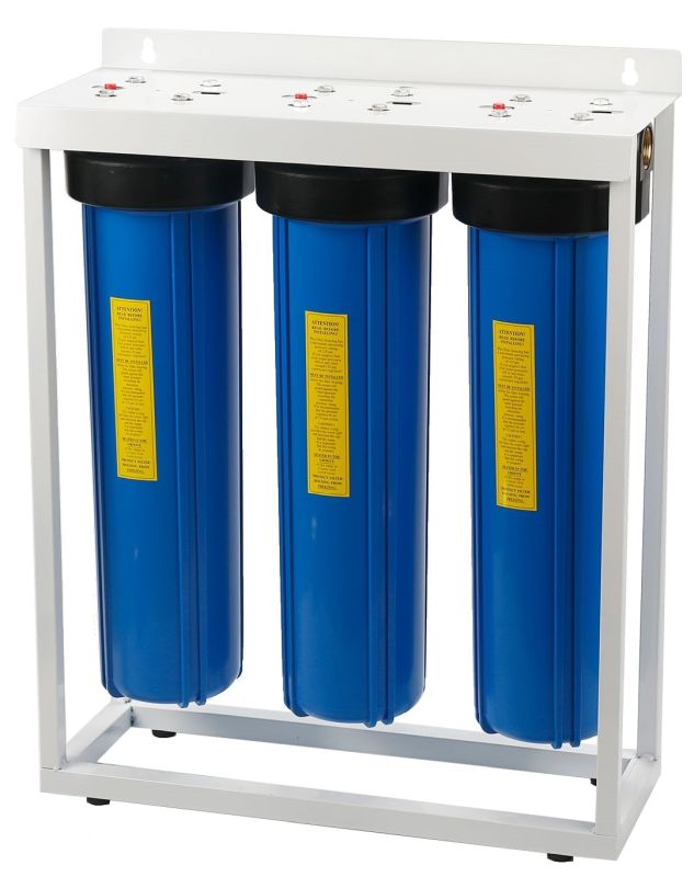 3-Stage Triple Filter System with 3x 20