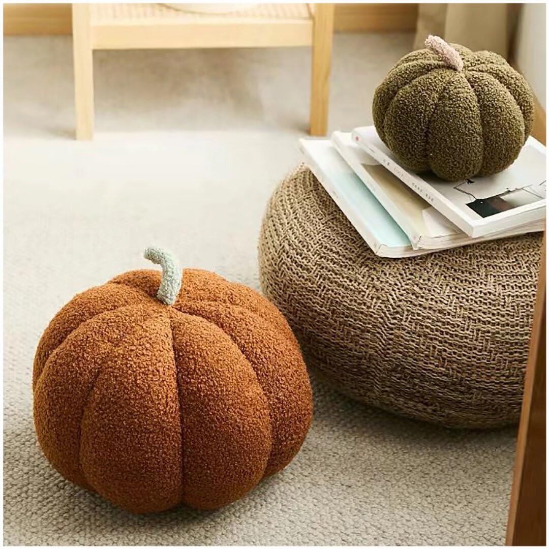 Fall Plush Throw Pillow - Soft Sofa & Bed Decor - White 11.02