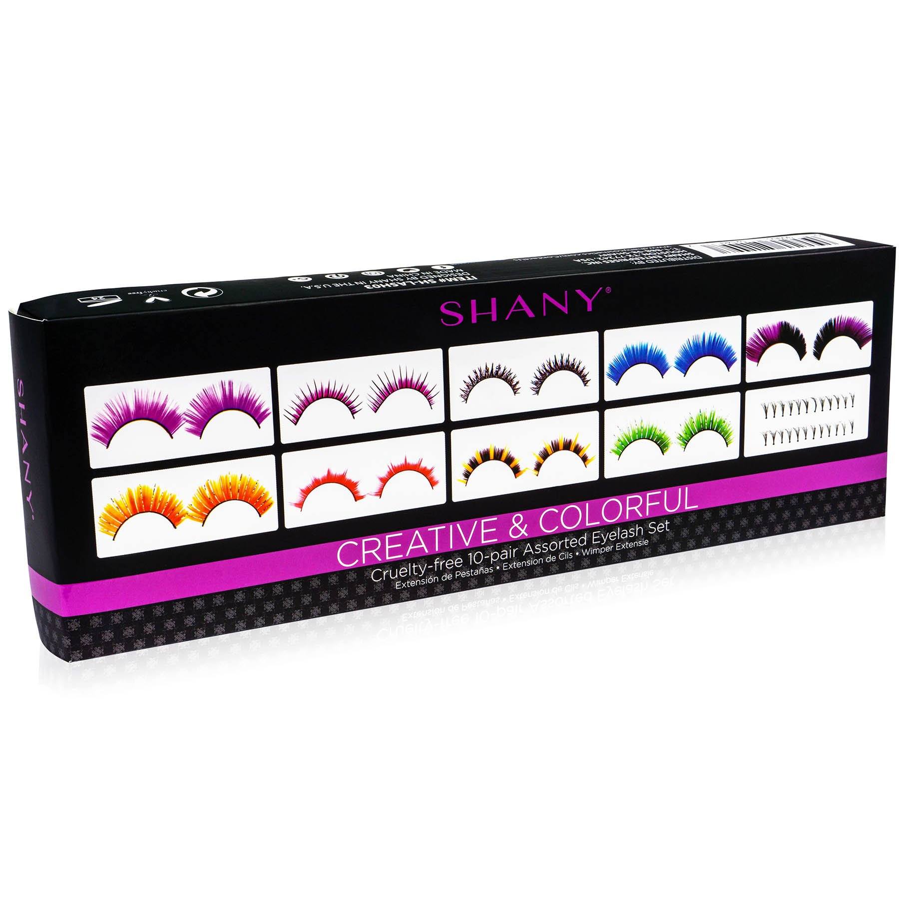 10 Pairs Reusable False Eyelashes Set - Natural & Dramatic Lashes for Day & Night Makeup - Perfect for Parties, Weddings, and Special Occasions