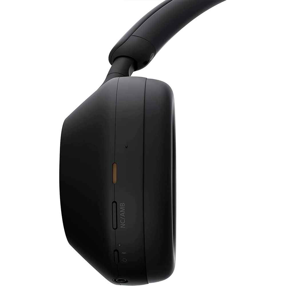 Sony WH-1000XM5 Wireless Noise Cancelling Headphones - Industry Leading Bluetooth Over-Ear Headset with Mic, Black (Renewed) | Bundle with 2-Year CPS Protection Plan | Perfect for Travel, Work & Music Lovers