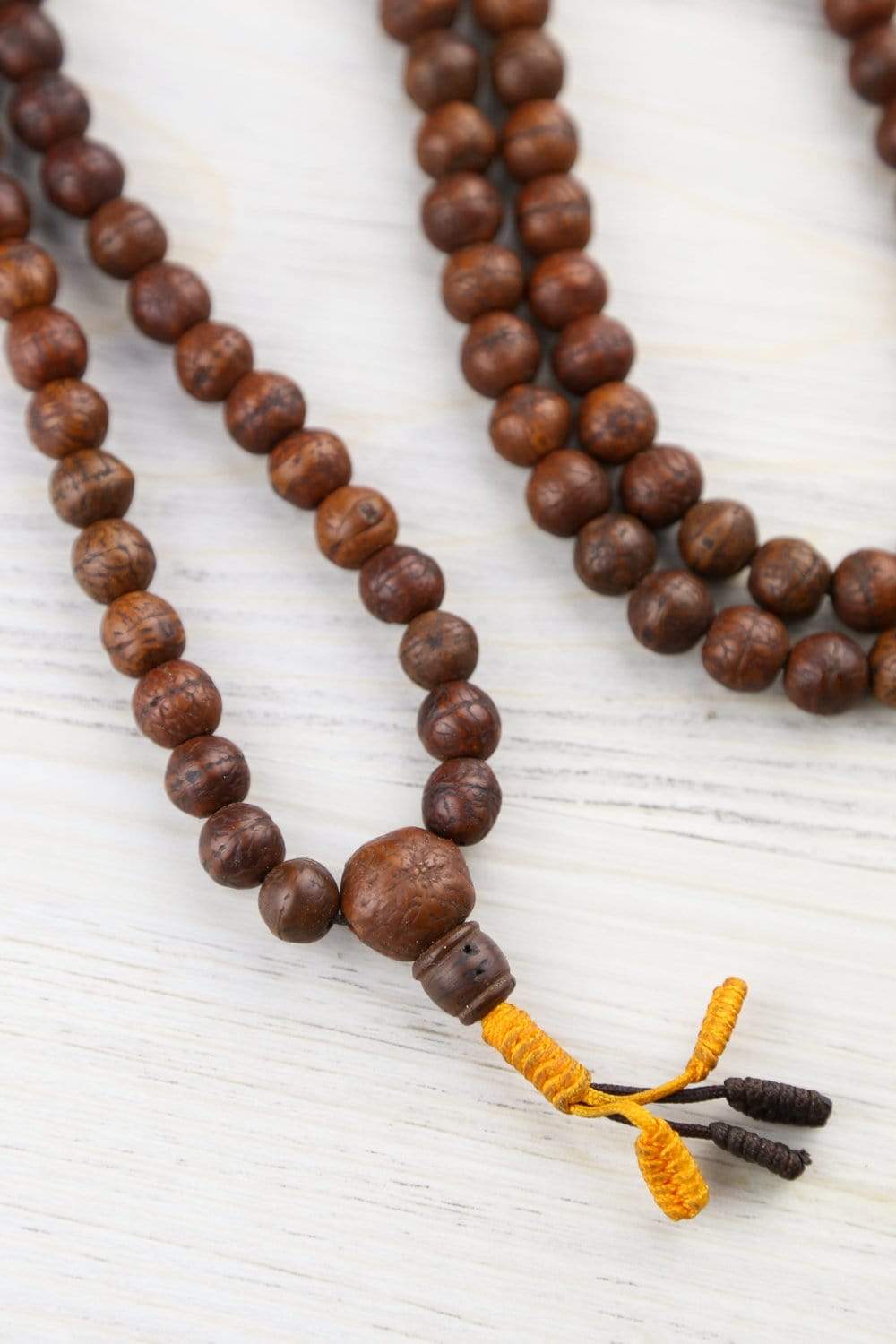 Antique Bodhi Spirit Mala Beads - 108 Prayer Beads for Meditation, Yoga & Spiritual Practice - Handmade Buddhist Rosary for Mindfulness & Stress Relief