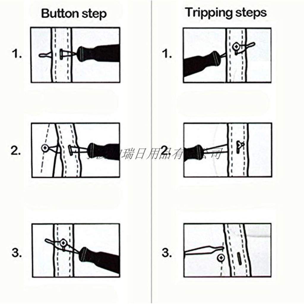 Button Hook and Pull Assist Tool - Easy Shirt & Coat Buttoning Aid for Seniors, Arthritis & Handicapped - Ideal for Elderly Home Care & Daily Dressing Assistance