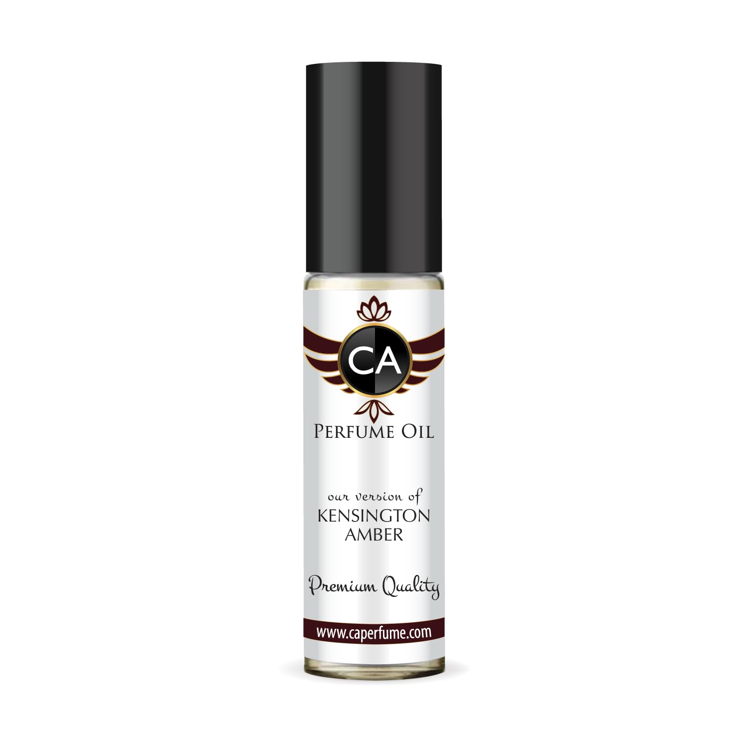 Kensington Amber Perfume Oil Roll-On for Women & Men - 0.3 Fl Oz/10ml Luxury Scent Dupe - Perfect for Travel, Date Night & Everyday Wear