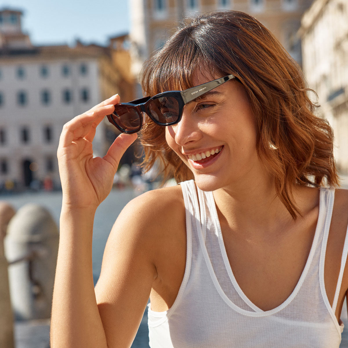 Stylish Black Otherworldly Sunglasses for Men & Women - UV Protection, Polarized Lenses - Perfect for Outdoor Activities, Beach, Driving & Fashion