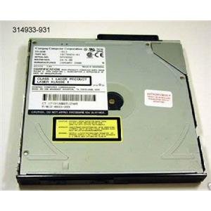 Compaq Genuine 24x CD-ROM Drive for Notebooks & Slim Desktops (Carbon Black) - New OEM 314933-931 - Perfect for Data Backup & Software Installation