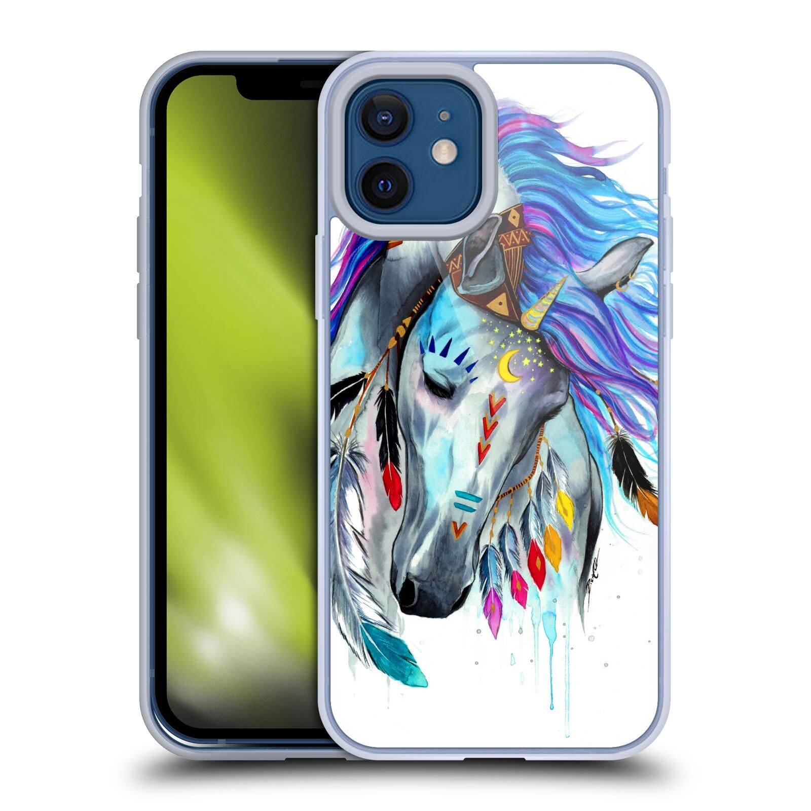 Officially Licensed Pixie Cold Spirit Animals Soft Gel Phone Case for Apple iPhone 12 & iPhone 12 Pro - Cute Protective Cover for Everyday Use, School & Work