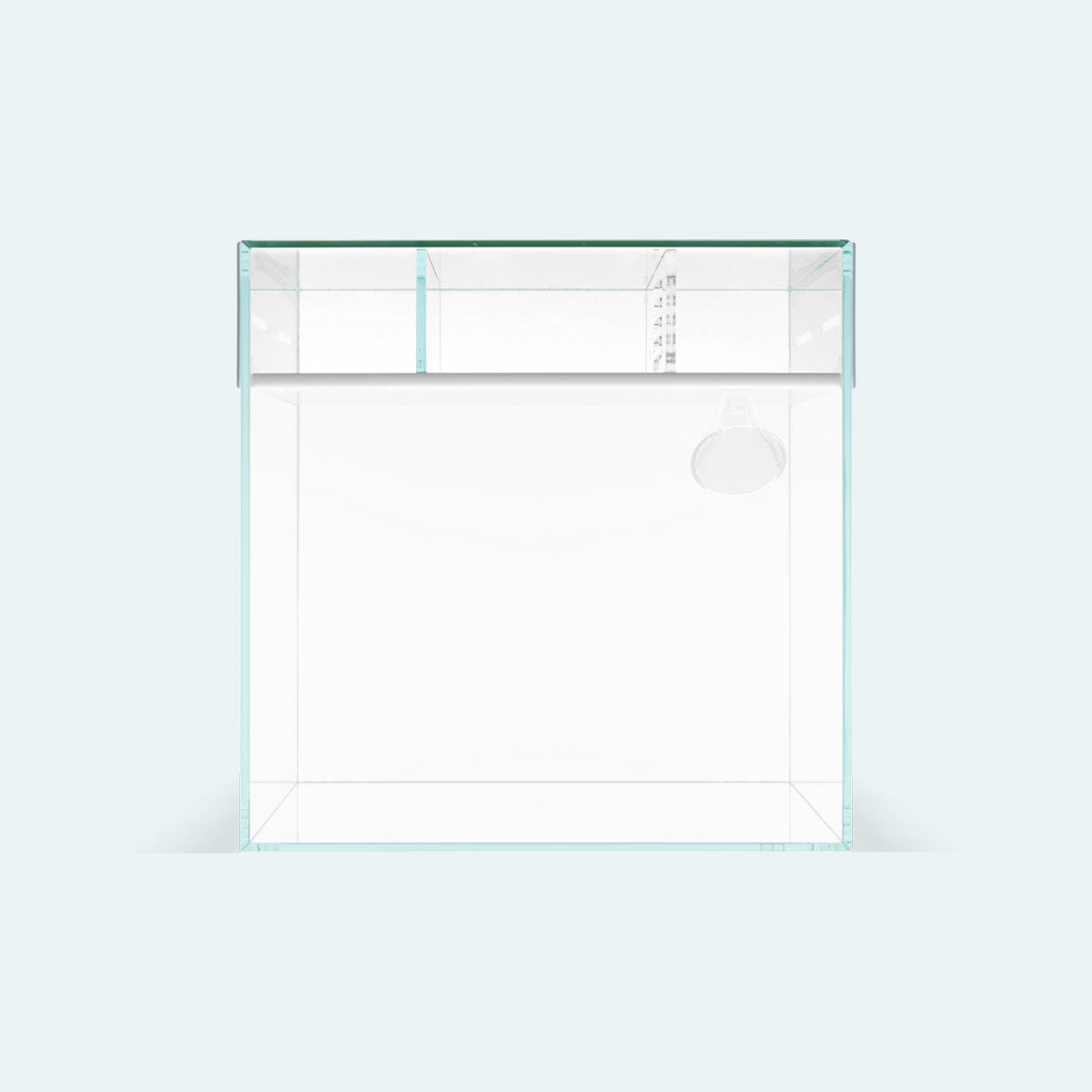 UNS All-in-One Aquarium Tank - White | Nano Fish Tank with Built-in Filtration | Perfect for Home, Office & Small Space Aquascaping