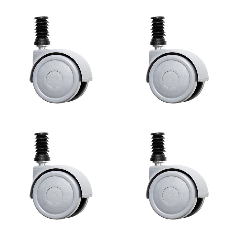 IPC Pulex Set of 4 Heavy Duty Bucket Casters with 360° Swivel Wheels - Perfect for Moving Buckets, Storage Bins, and Industrial Equipment