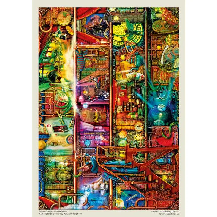 Fantastic Voyage 1000 Piece Jigsaw Puzzle for Adults - Challenging Art Puzzle for Family Game Night & Relaxation