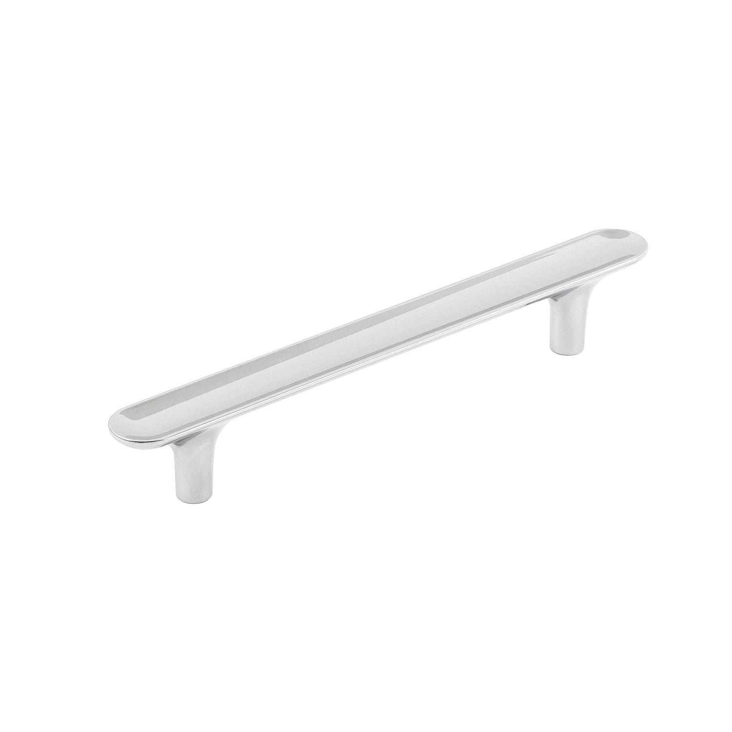 5 1/16 Inch (128mm) Center to Center Chrome Finish Cabinet Pull - Maven Collection | Perfect for Kitchen Cabinets, Bathroom Vanities & Furniture Drawers