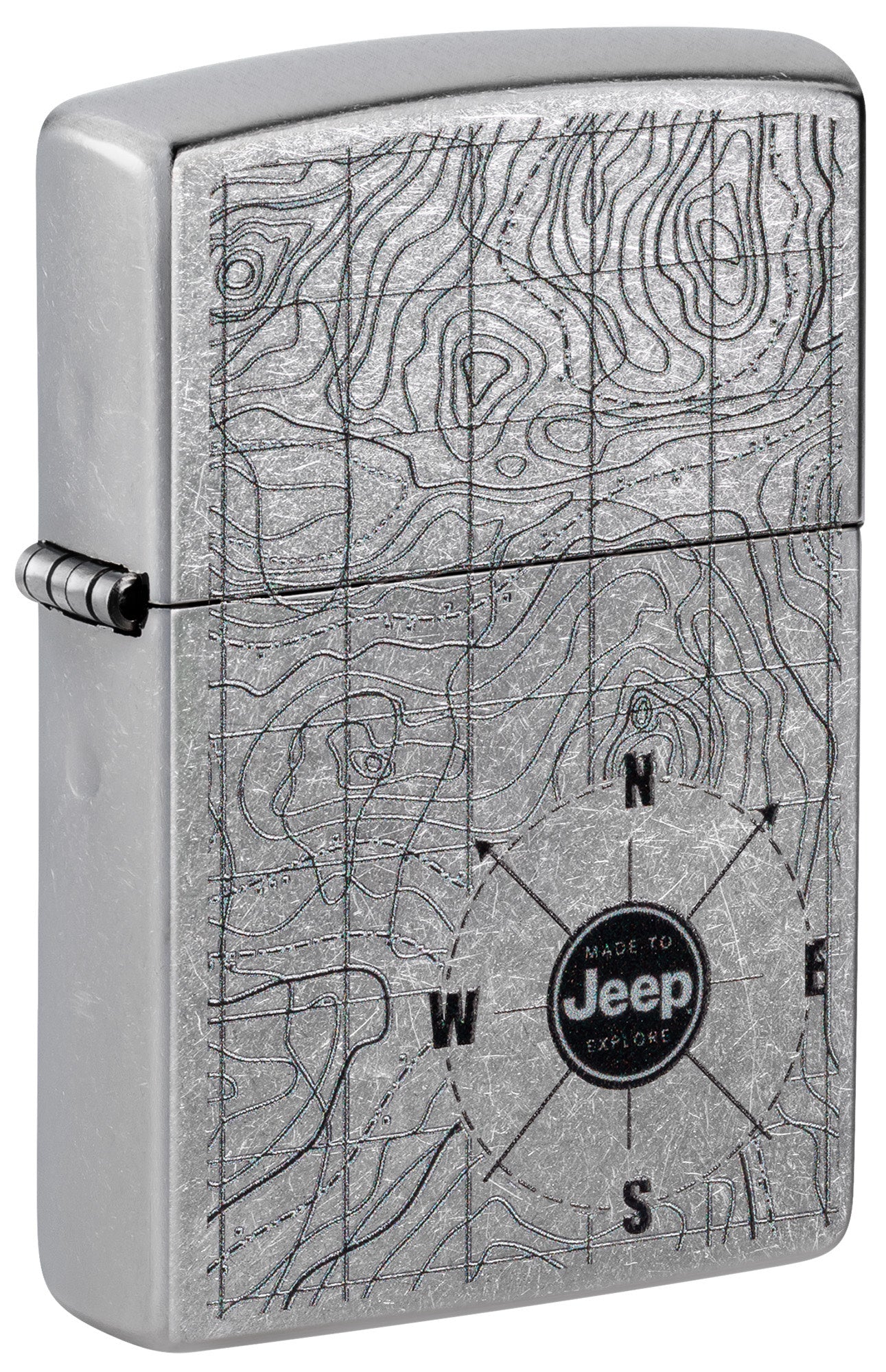 Jeep Topographic Map Design Street Chrome T-Shirt - Outdoor Adventure & Casual Wear for Men & Women
