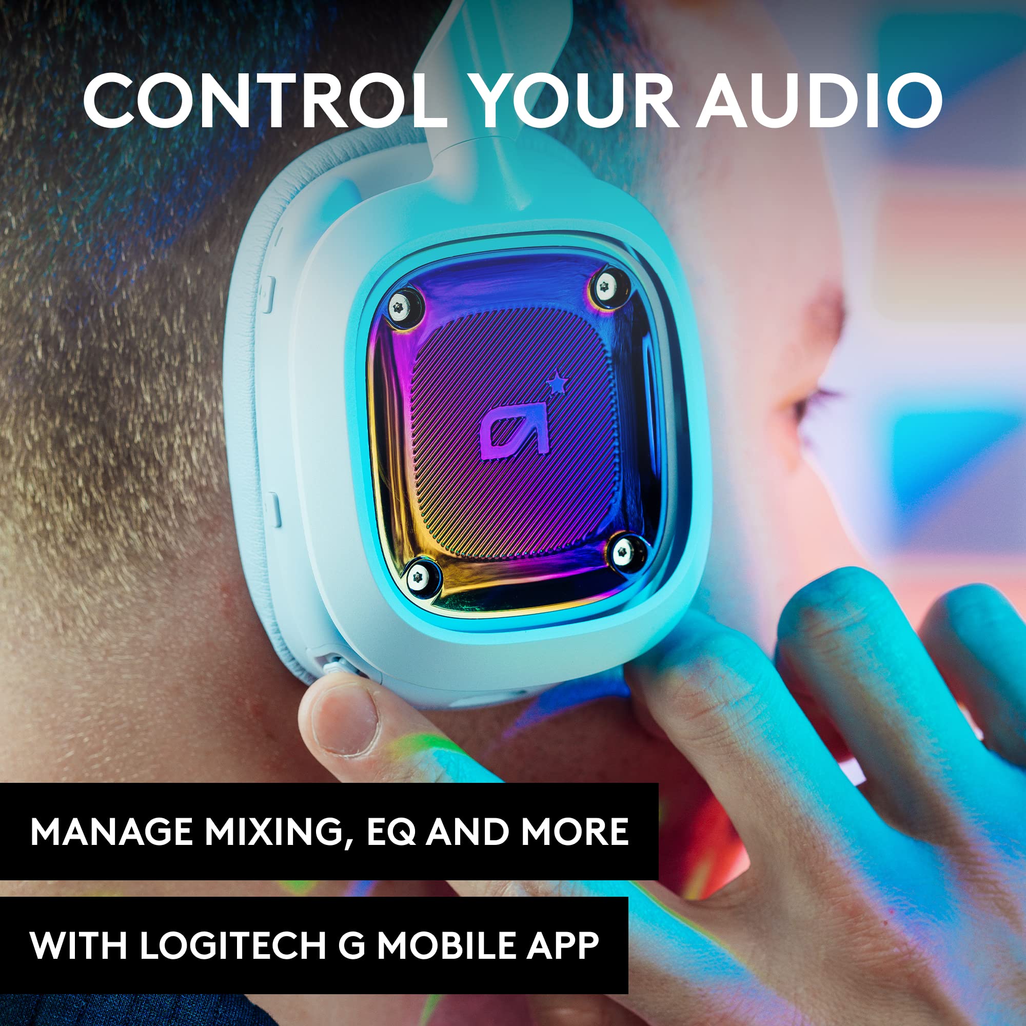 Logitech G Astro A30 LIGHTSPEED Wireless Gaming Headset with Bluetooth - Dolby Atmos/3D Audio, Detachable Boom Mic, 27-Hour Battery for Xbox, Nintendo Switch, PC & Android - Perfect for Competitive Gaming & Streaming