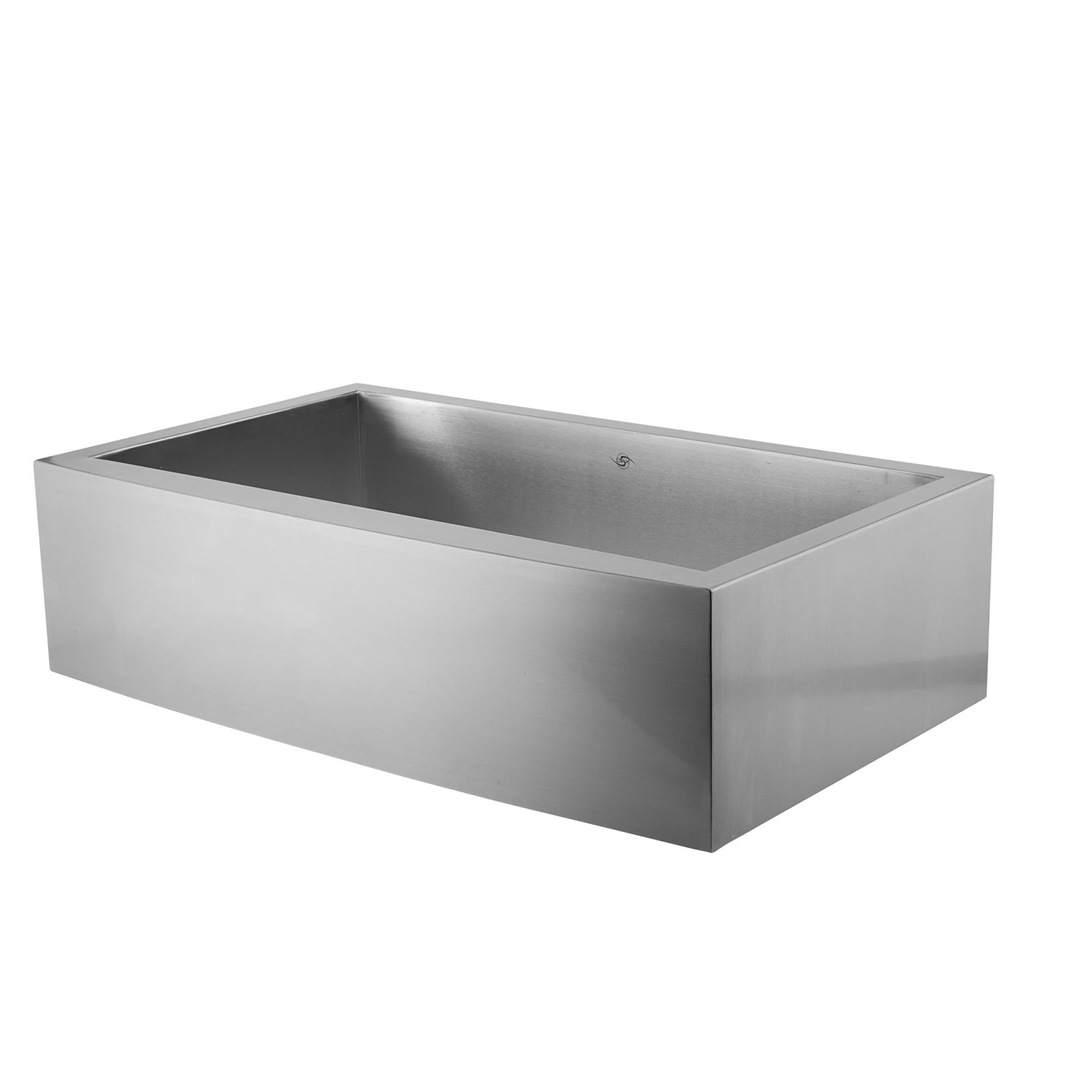 DAX Farmhouse Kitchen Sink 32x20 Inches - 16 Gauge Stainless Steel with Brushed Finish - Undermount or Drop-in Installation - Perfect for Modern Farmhouse & Rustic Kitchen Designs (DAX SQ 3321)