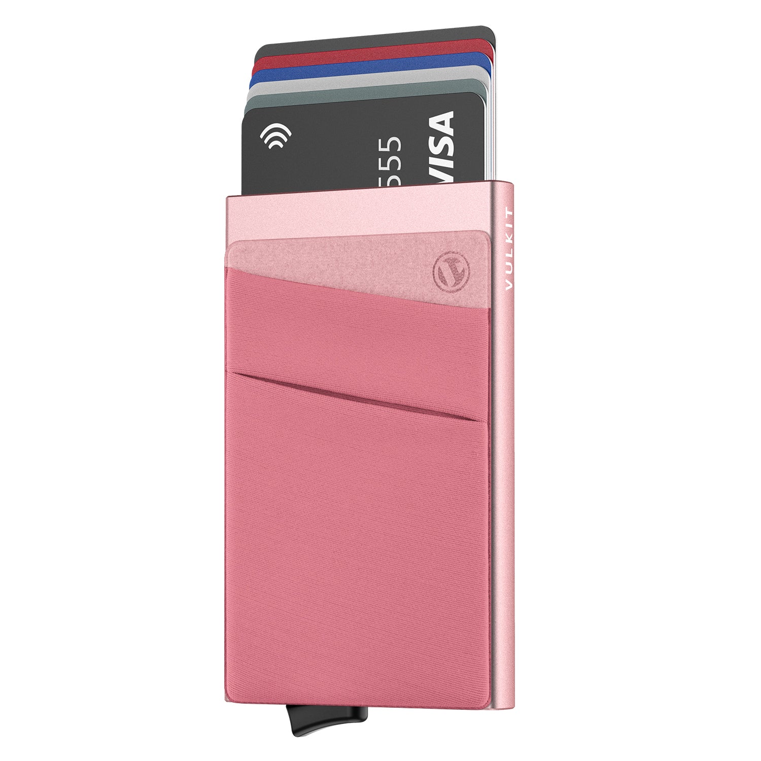 VC104 Elastic Cloth Cash & Coin Card Holder - Slim Wallet with Slot for Bills - Perfect for Travel, Business, and Everyday Use