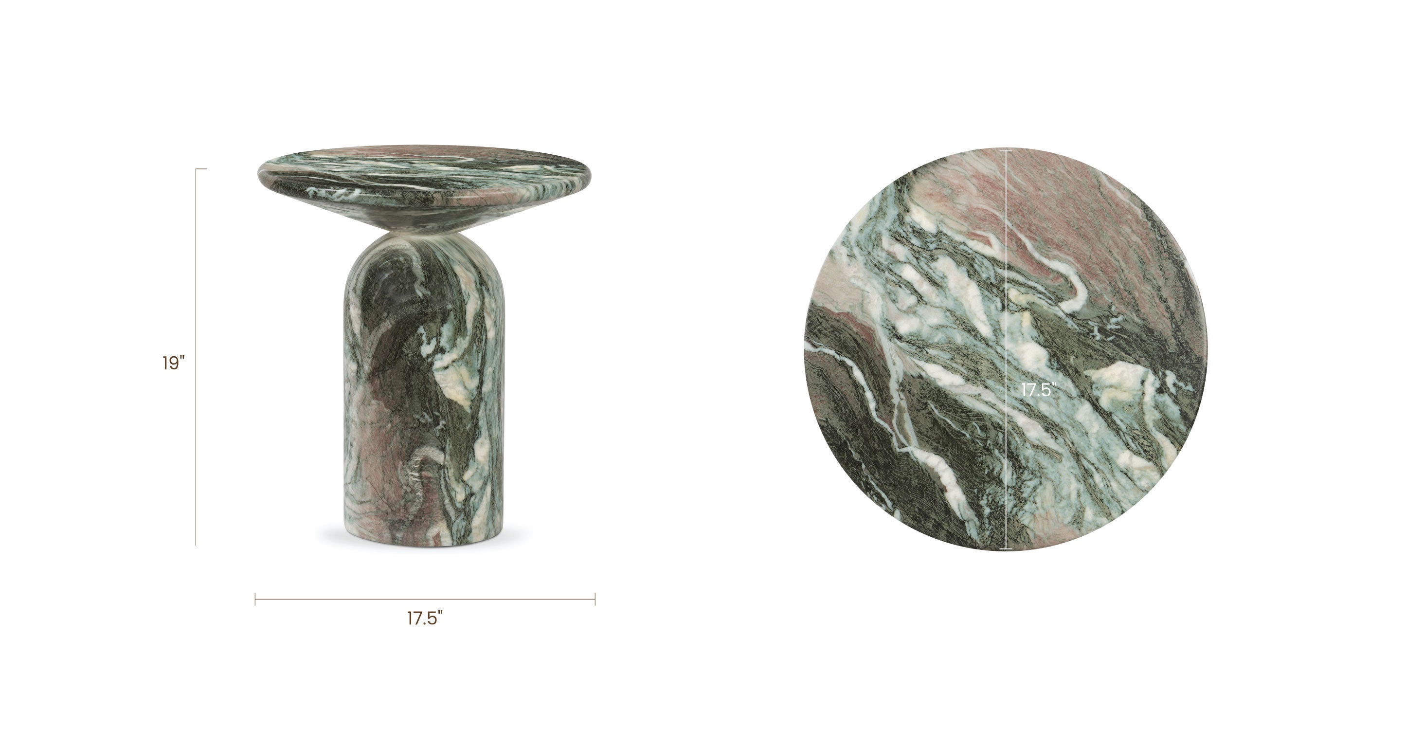 Wells End Table - Modern Side Table for Living Room, Bedroom & Office - Perfect for Lamps, Books & Decor