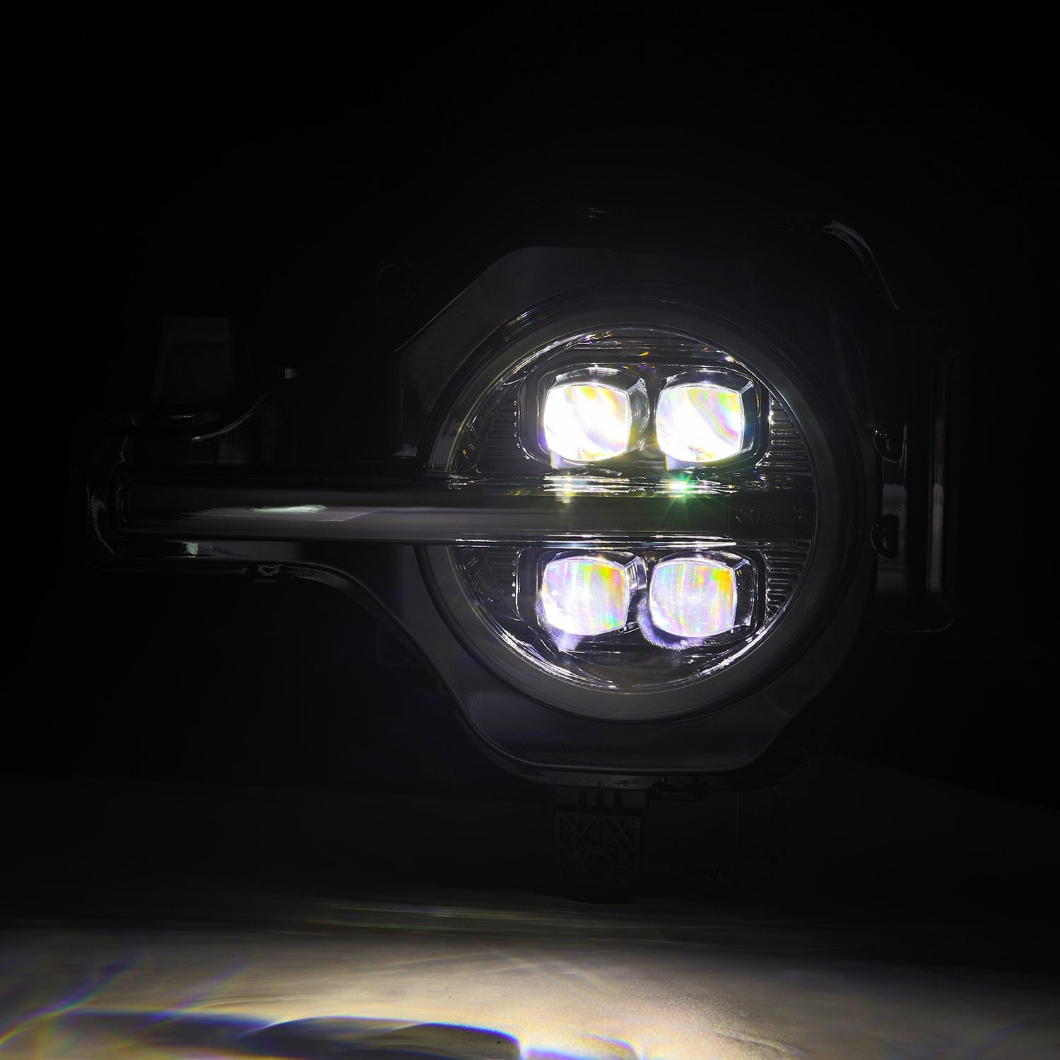 21-25 Ford Bronco & 22-25 Ford Bronco Raptor NOVA Series LED Projector Headlights (Alpha Black) - High-Performance Off-Road Lighting for Night Driving & Adventure
