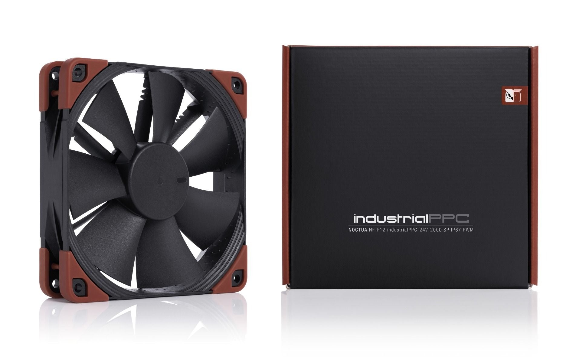 Noctua NF-F12 iPPC 2000RPM PWM IP67 Waterproof Cooling Fan - High Performance PC Case Fan for Gaming, Workstation & Server Cooling