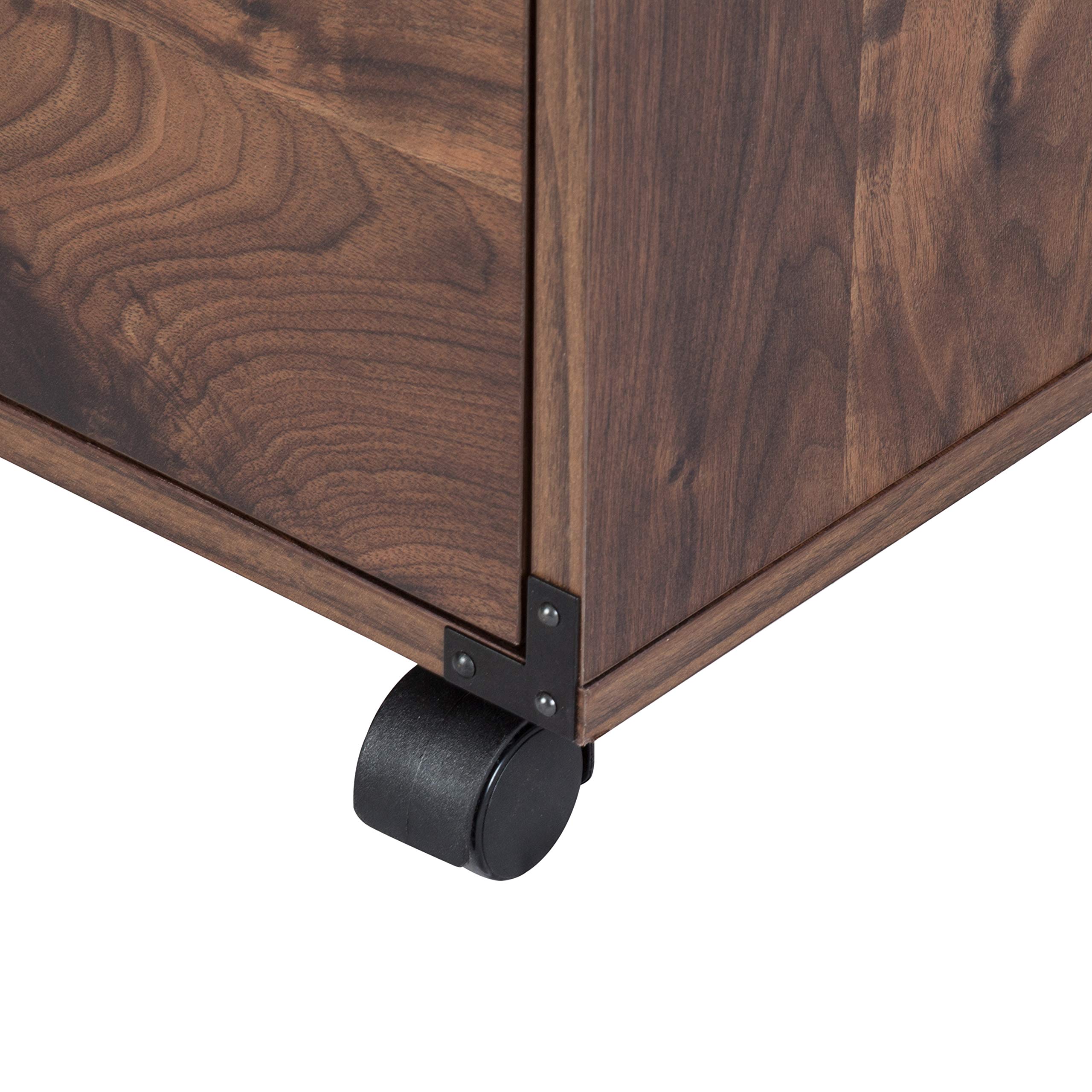 3-Drawer Mobile File Cabinet - Rolling Lateral File Storage Organizer with Hanging Letter Holder for Home & Office Use | Compact & Space-Saving Document Organization Solution