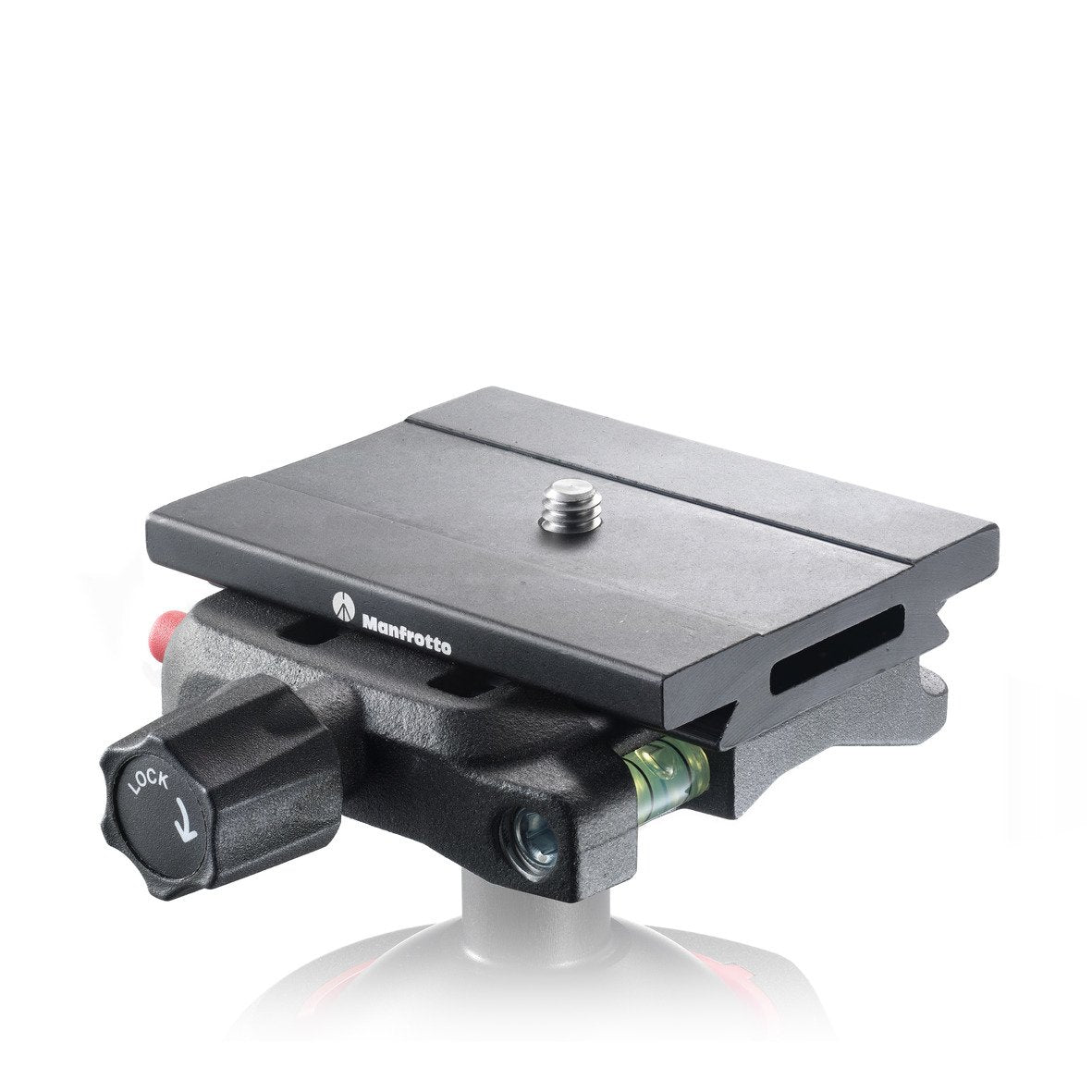 Manfrotto MSQ6 Q6 Top Lock Quick Release Adapter with Plate (Black) - Compatible with DSLR Cameras, Video Cameras & Tripods for Professional Photography & Videography