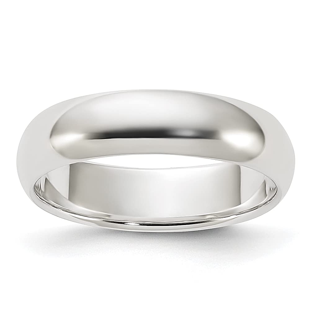 925 Sterling Silver 5mm Half Round Size 11 Wedding Band Ring - Classic Domed Fine Jewelry for Women, Perfect Gift for Her - Ideal for Anniversaries, Engagements & Everyday Wear
