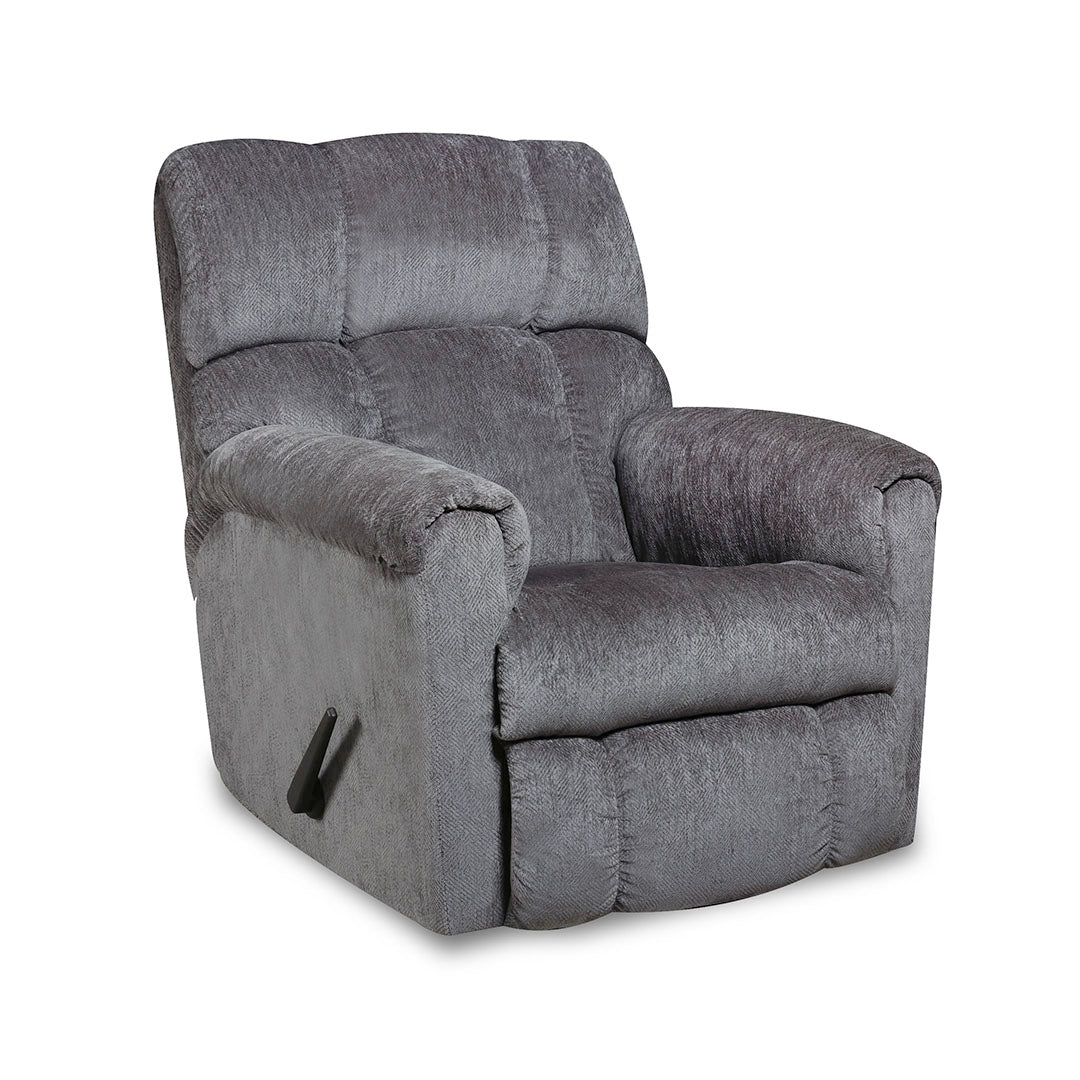 Norton Rocker Recliner Chair - Plush Comfort Leather Reclining Chair with Padded Armrests | Perfect for Living Room, Home Theater & Relaxation