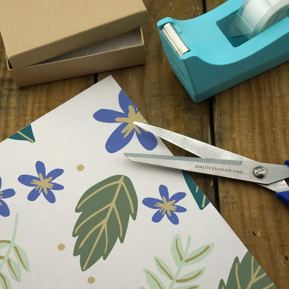 GRAPHICS & MORE Floral Leaf Gift Wrap Wrapping Paper Rolls - Perfect for Birthday, Wedding & Holiday Present Wrapping