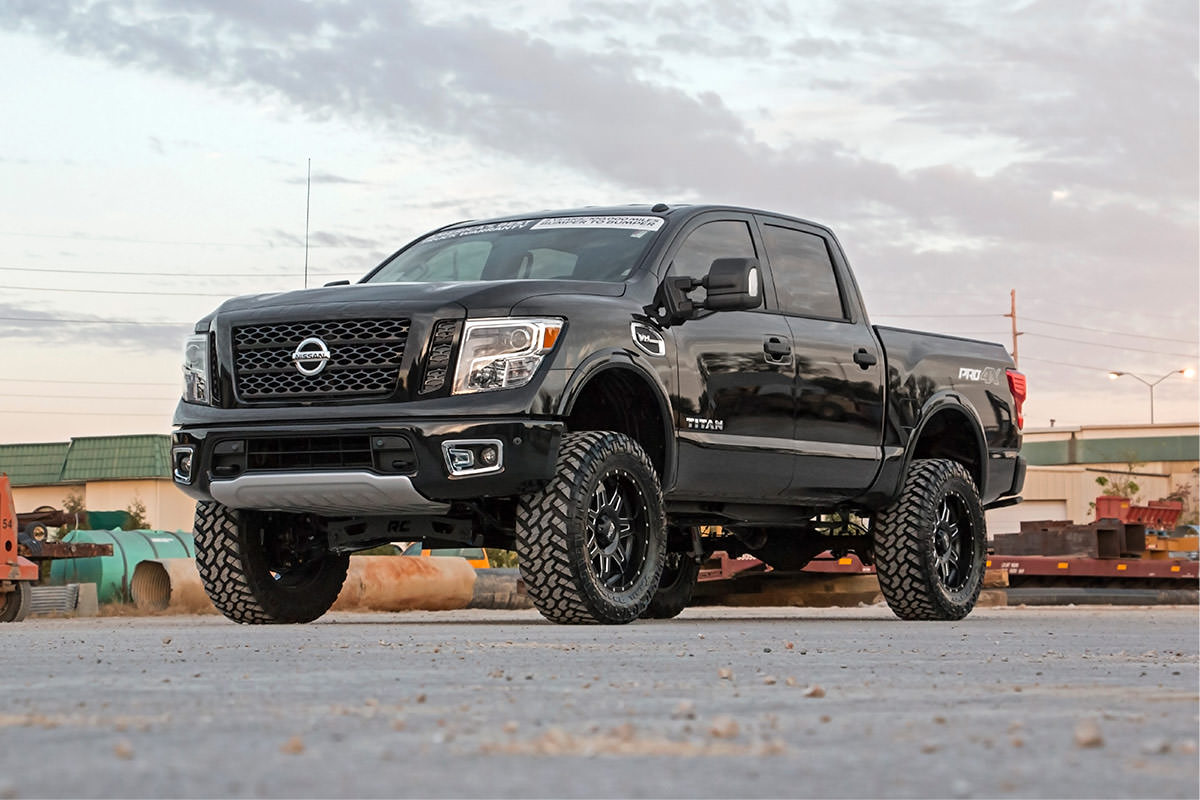 6 Inch Lift Kit for Nissan Titan 4WD (2017-2024) - Heavy Duty Suspension System - Model 87820A - Off-Road Adventure & Truck Customization Upgrade