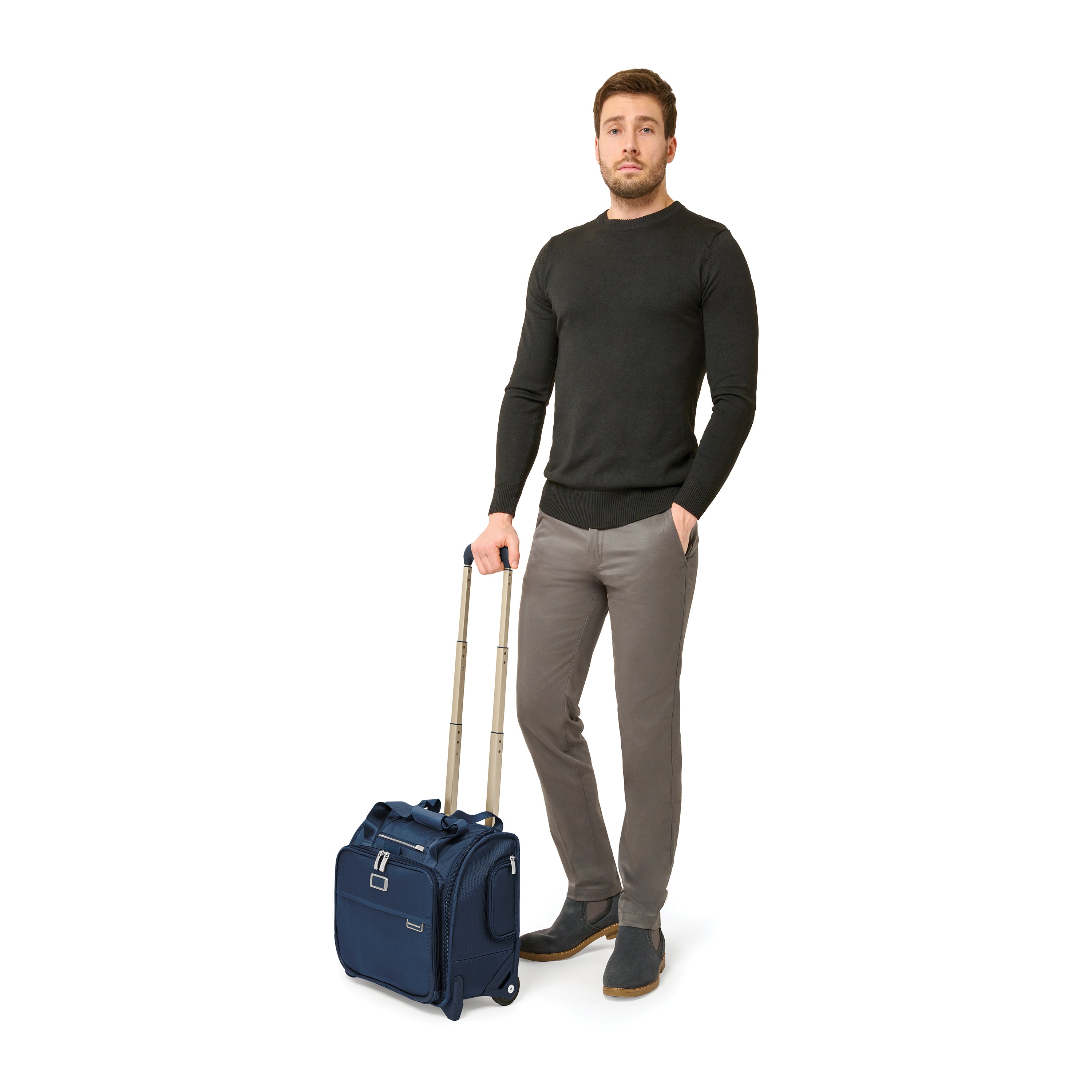 Briggs & Riley NEW Baseline 2 Wheel Cabin Luggage - Lightweight Carry-On Suitcase for Air Travel, Business Trips & Weekend Getaways