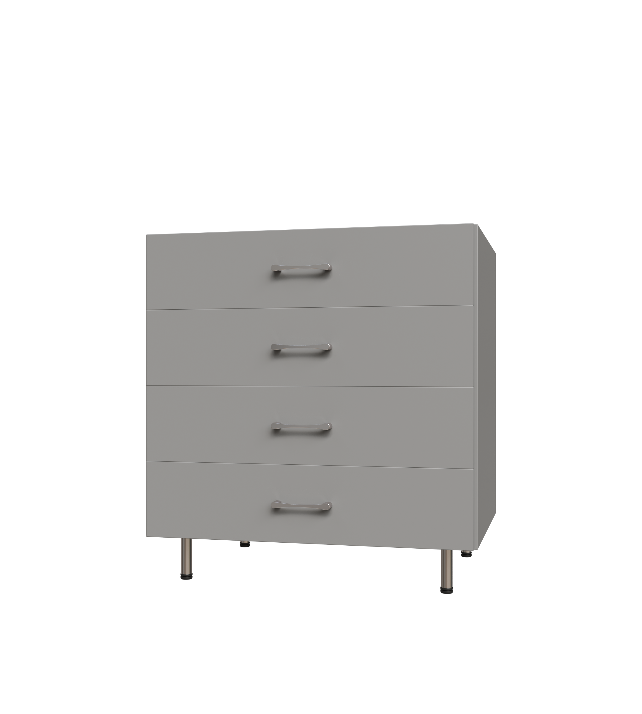 4-Drawer Garage Storage Shelf Tower - Heavy Duty Metal Cabinet for Tools & Equipment Organization | Perfect for Garage, Workshop & Home Storage