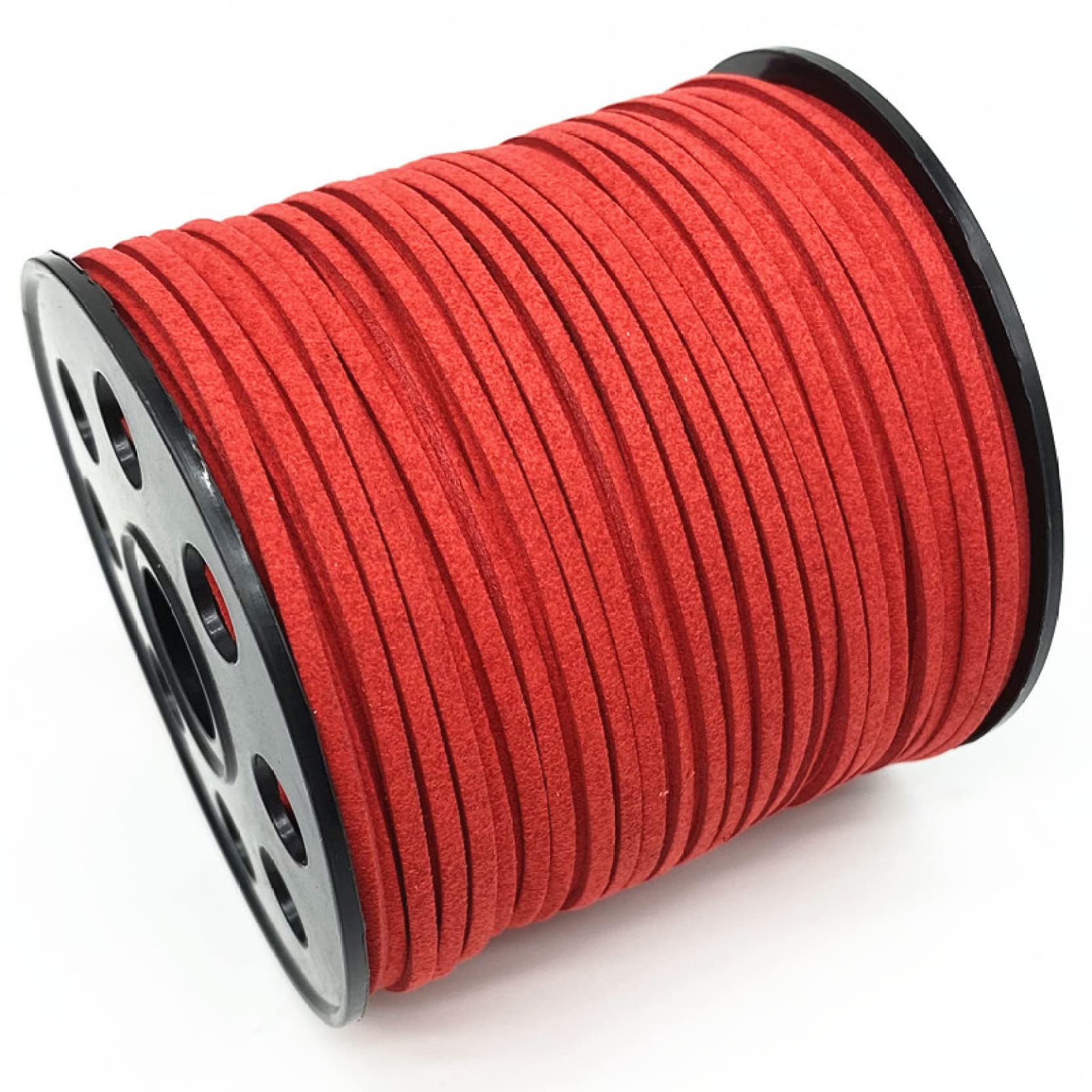 25 Yards Faux Suede Braided Cord Leather Rope - DIY Jewelry Making, Craft Supplies, Handmade Bracelet String for Beading, Macrame & Home Decor Projects
