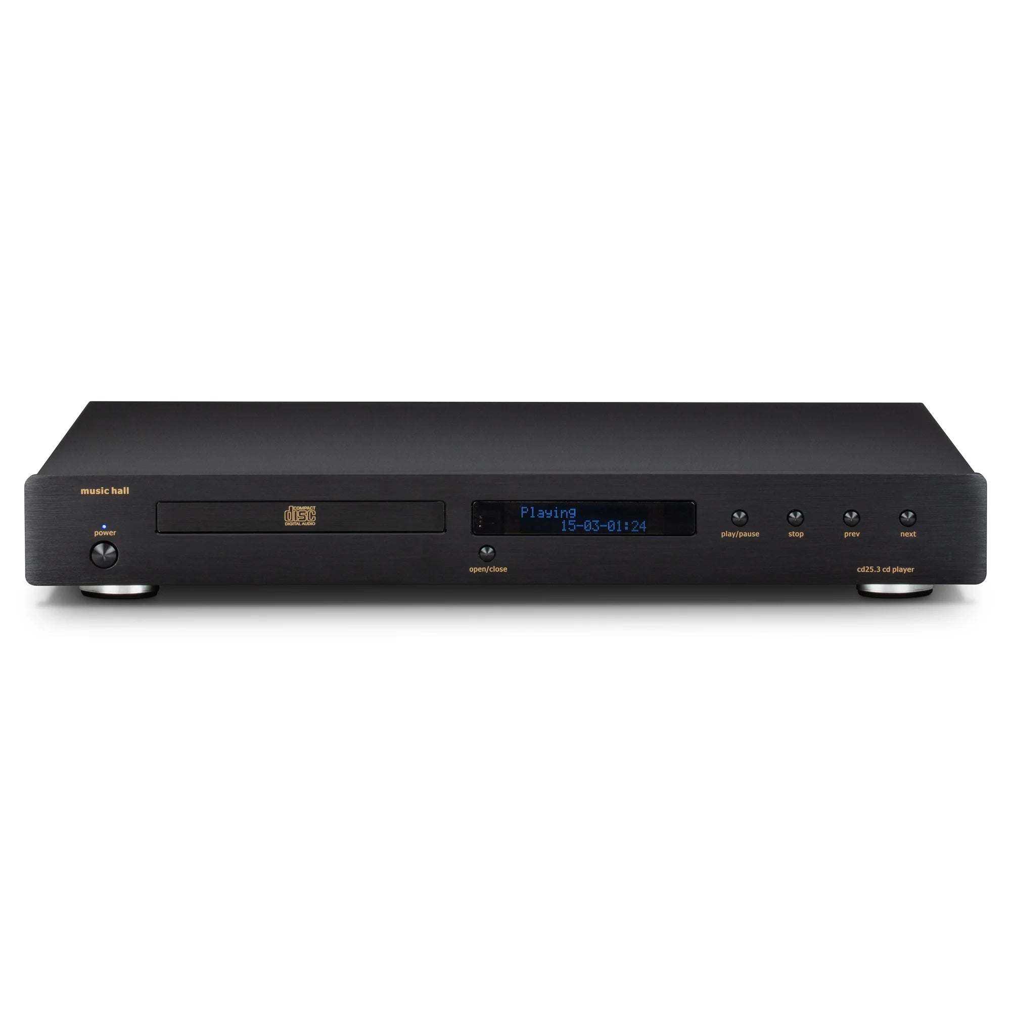 Music Hall CD25.3 High Fidelity CD Player with Remote - Perfect for Home Audio Systems & Music Enthusiasts