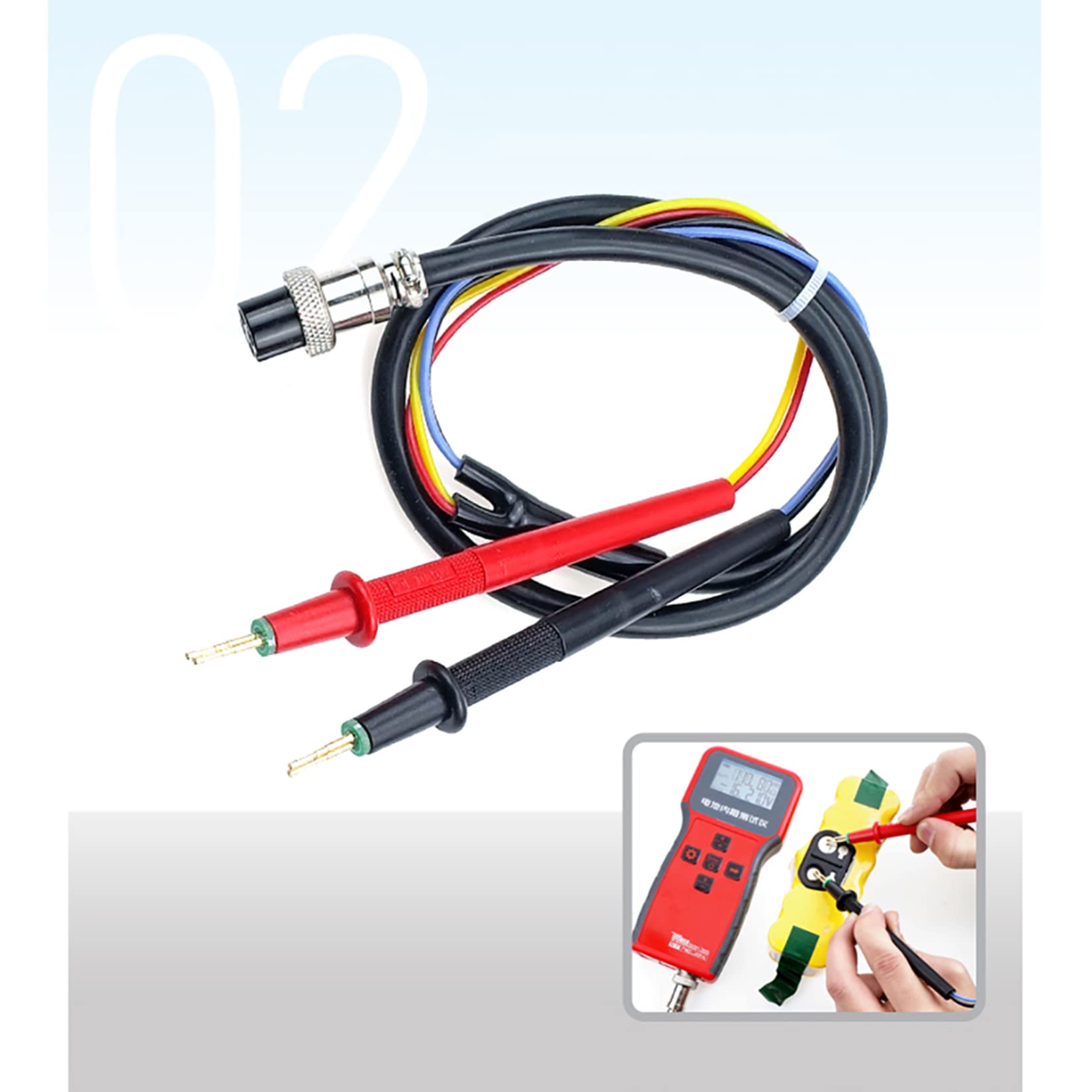 iDili YR1030 High-Precision Battery Internal Resistance Tester for DIY Lithium 18650 Batteries - Professional Battery Testing Equipment for RC Cars, Drones, and Power Tools