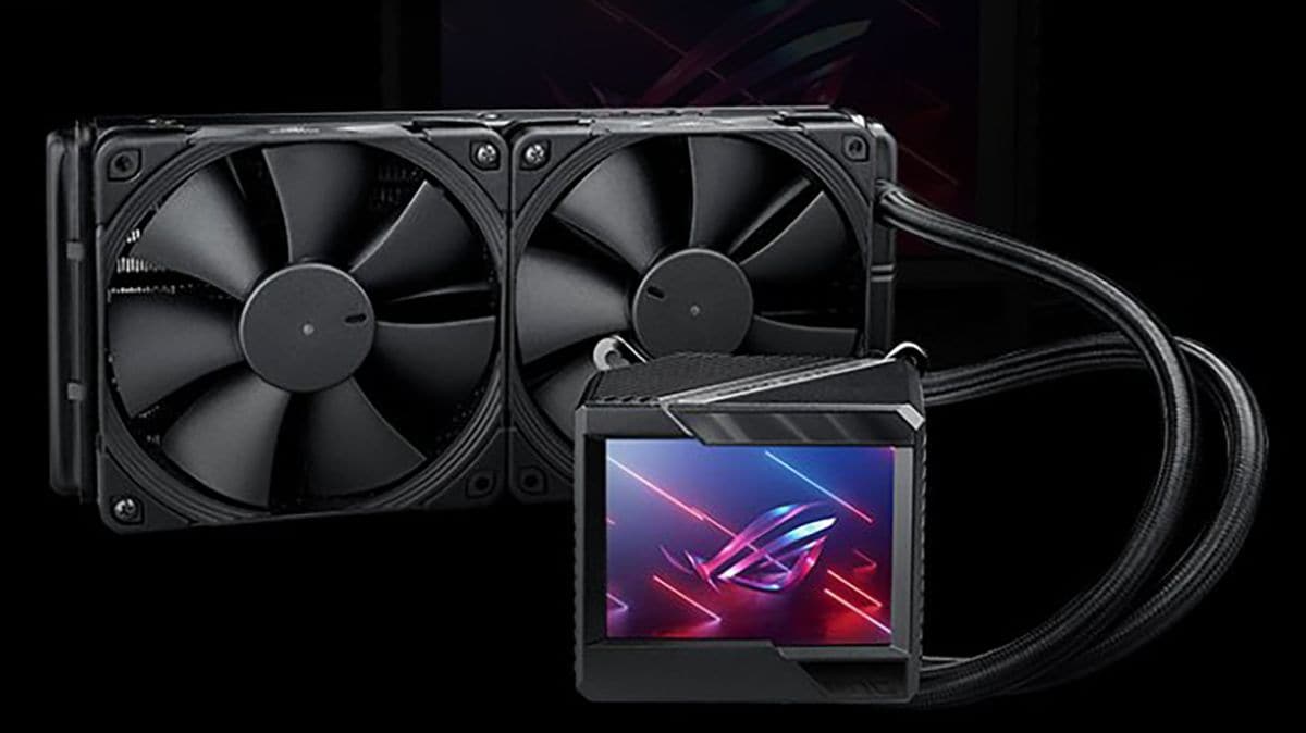 ASUS ROG Ryujin II 240 RGB AIO Liquid CPU Cooler with OLED Display - Premium Cooling for Gaming PCs & Workstations - Perfect for Overclocking, Streaming & High-Performance Computing