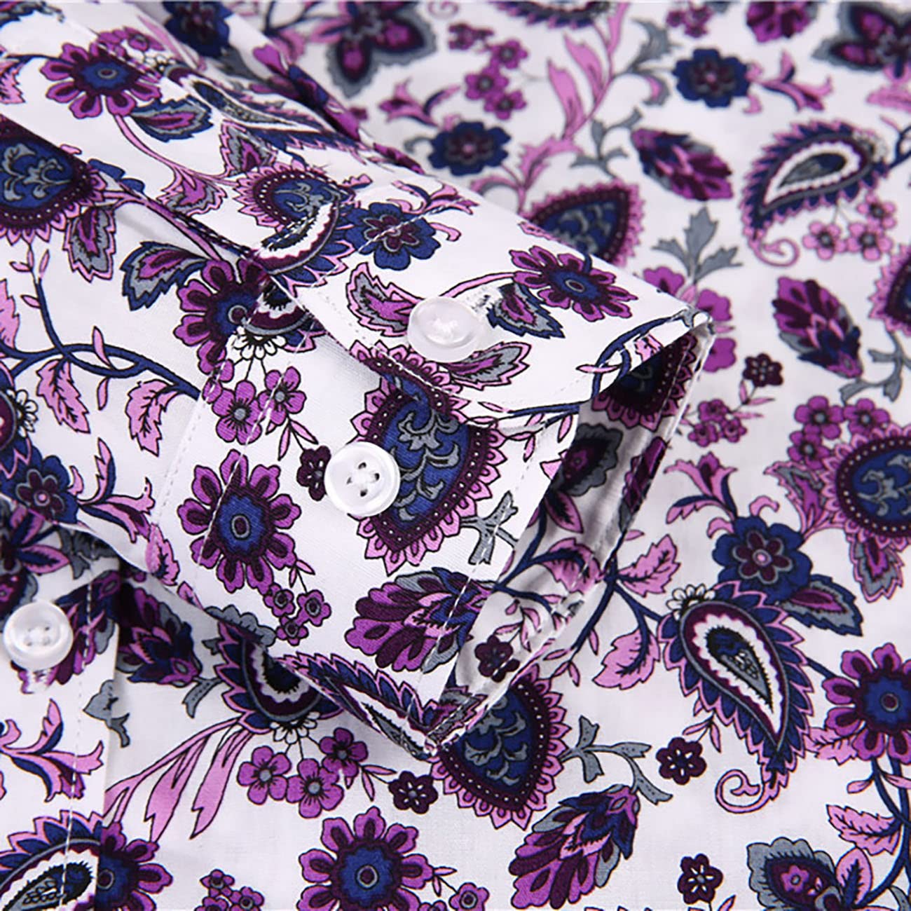 Women's Casual Long Sleeve Hawaiian Button-Up Shirts - Elegant Floral Work Blouses for Office, Beach & Summer Vacation Outfits