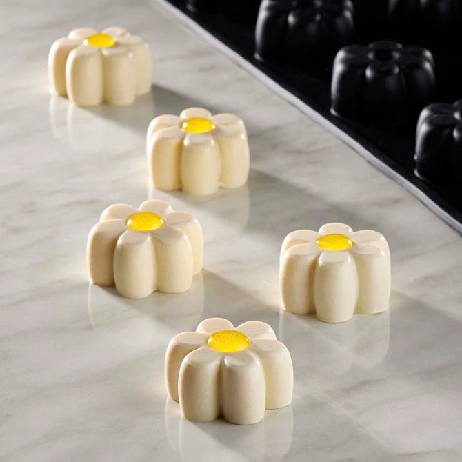 Bachour Margherita Silicone Mold - 30 Cavity Mini Tartlet Baking Molds for Professional Chefs & Home Bakers | Perfect for Desserts, Chocolates, Candies & Soap Making