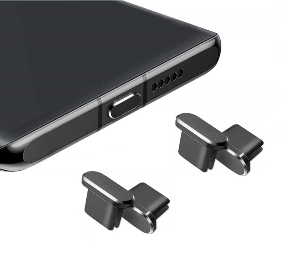 USB C Dust Plug - Type C Charging Port Protector Caps for Samsung Galaxy S20/Note 20 & All USB-C Devices | Dustproof Cover for Phones, Tablets, Laptops | Travel & Daily Use Accessory
