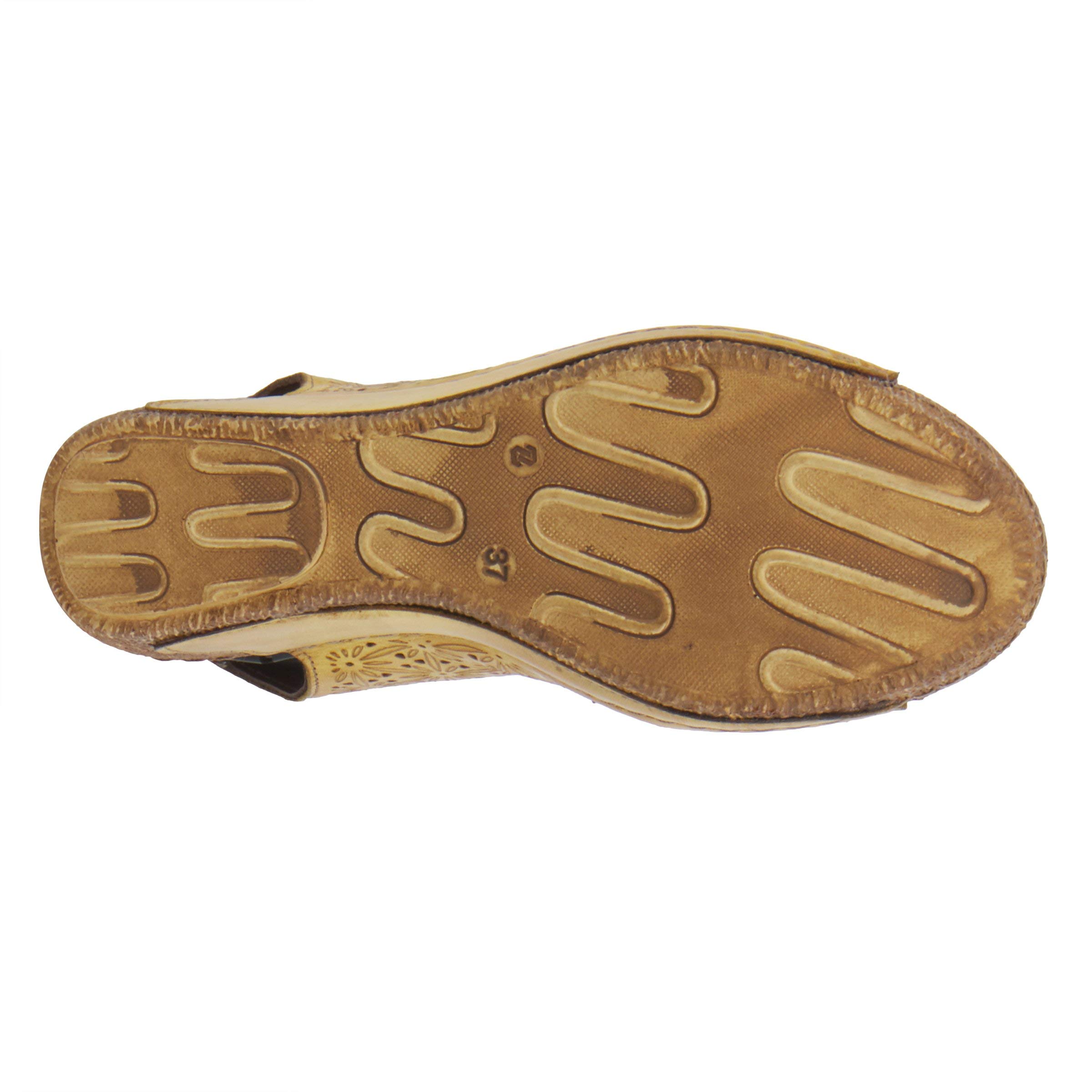 Spring Step Women's Inocencia Comfortable Slingback Sandals - Breathable Summer Casual Shoes for Walking, Beach & Outdoor Activities