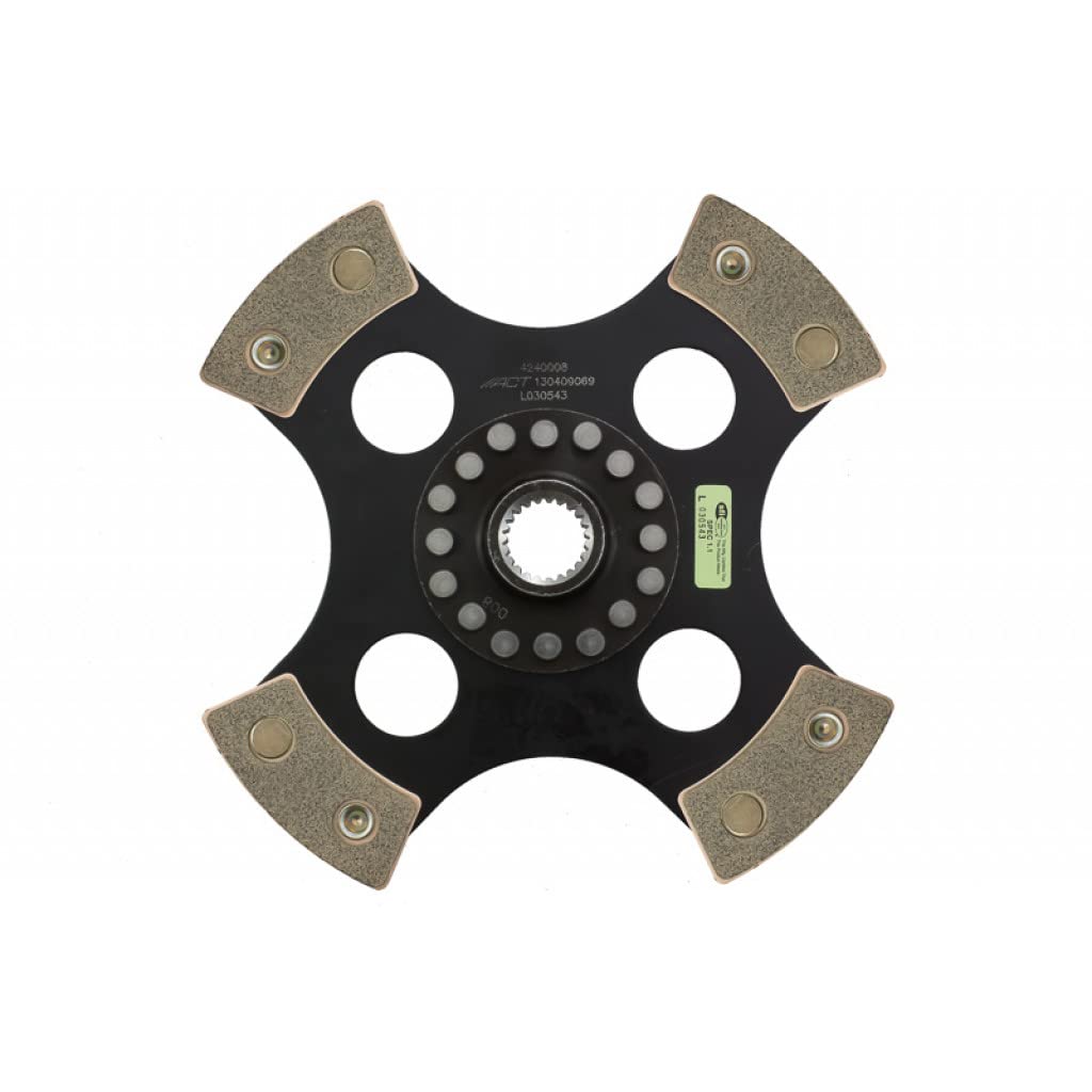 ACT Rigid Race Disc Brake Kit for Chrysler Conquest 1987-1989 | 4-Pad Performance Braking System | Part# 4240008 | Ideal for Track Racing & High-Performance Driving