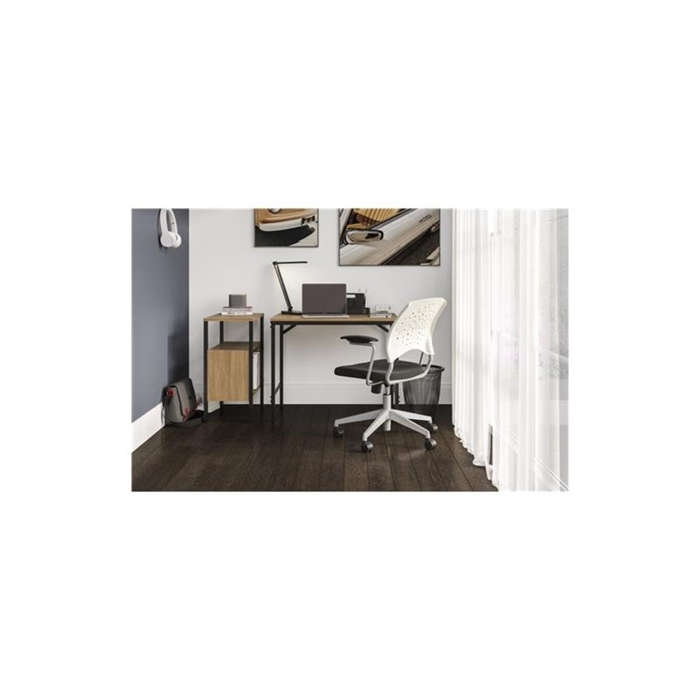 UrbanPro Black Gaming Desk with LED Lighting - Ergonomic Computer Desk for Home Office & Gaming Setup