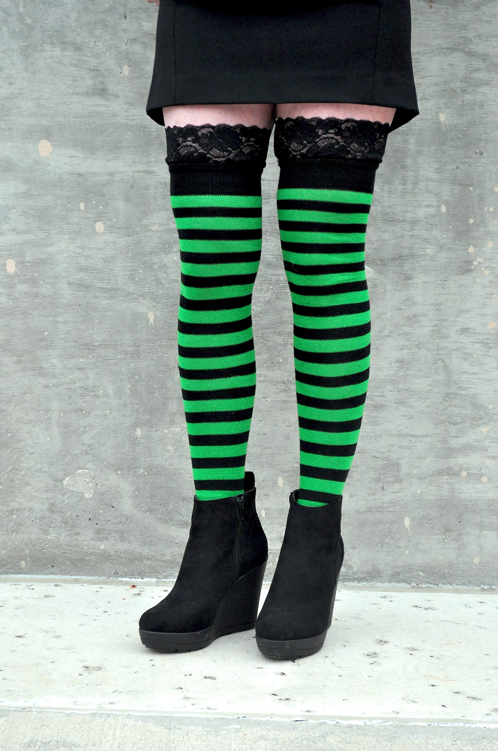 Thigh High Socks for Women - Over The Knee Stockings by Sock House Co. | Fits Shoe Size 4-10 | Perfect for Winter, Cosplay & Fashion Outfits