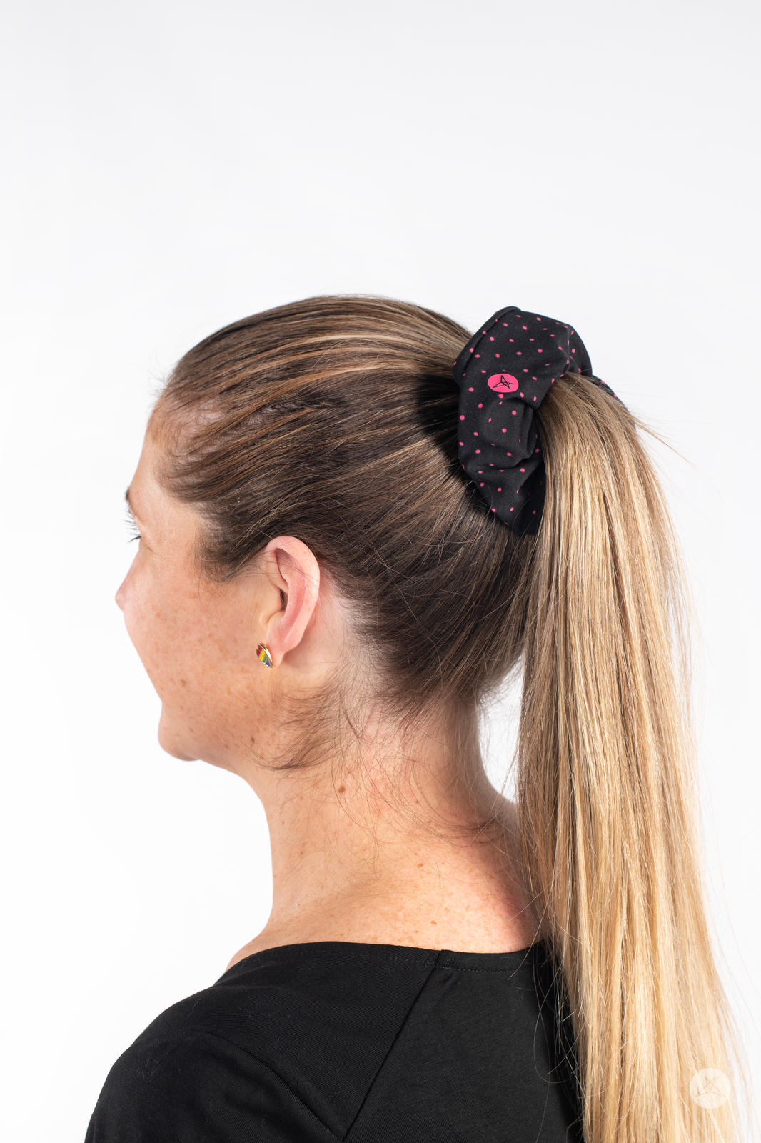 Love Dust Scrunchie Hair Ties - Soft Elastic Hair Accessories for Women & Girls - Perfect for Ponytails, Buns & Everyday Styling