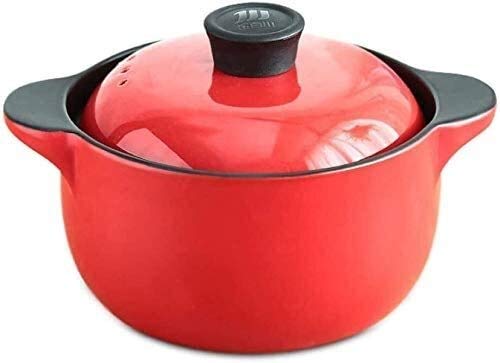 Premium Ceramic Casserole Non-Stick Pan - Korean Style Clay Pot for Gas Stove | High-Temperature Safe, Healthy Cooking | Perfect for Soups, Stews & Hot Pot Meals at Home
