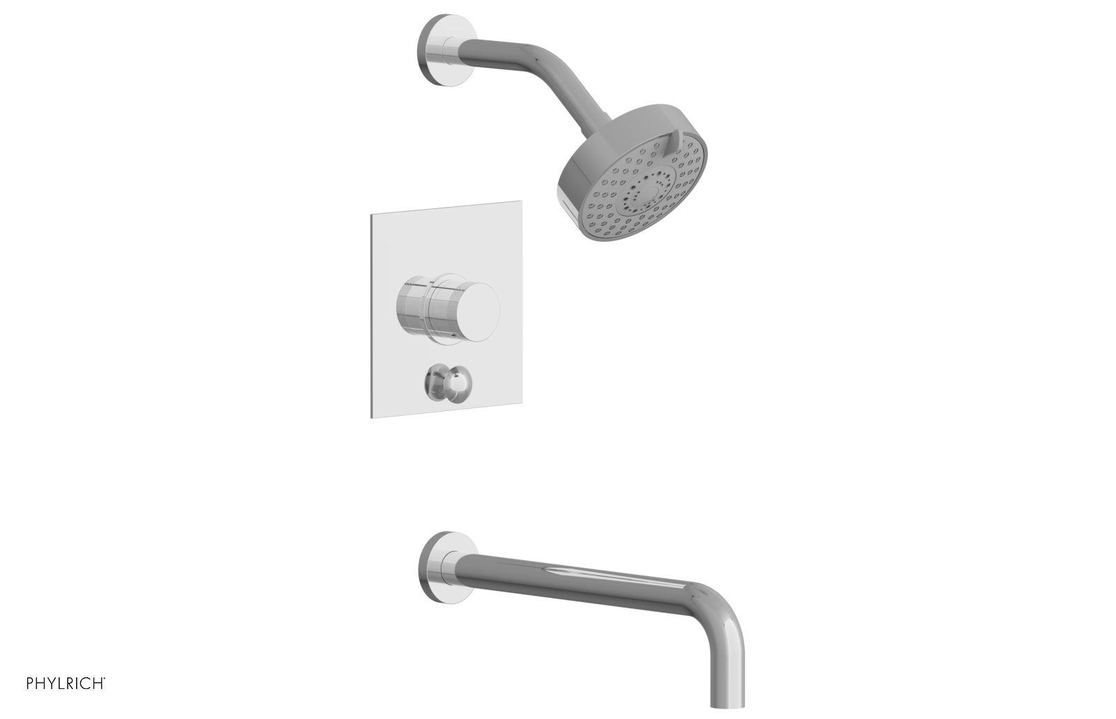 BASIC II 12 Pressure Balance Tub and Shower Faucet Set - 230S 26 12 - Durable Bathroom Fixture for Relaxing Showers and Spa-Like Baths