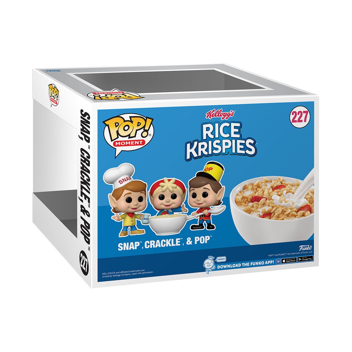 Kellogg's Rice Krispies Snap Crackle Pop Funko Pop! Vinyl Figure #227 - Collectible Cereal Mascot for Pop Culture Fans & Breakfast Lovers