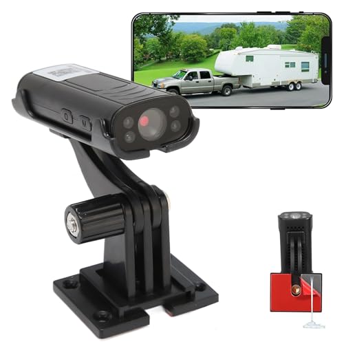 Wireless Backup Camera for Car, RV, Truck & Trailer - Reverse Hitch Guide System with Night Vision & Mobile Detection | Perfect for Parking, Towing & Safe Reversing