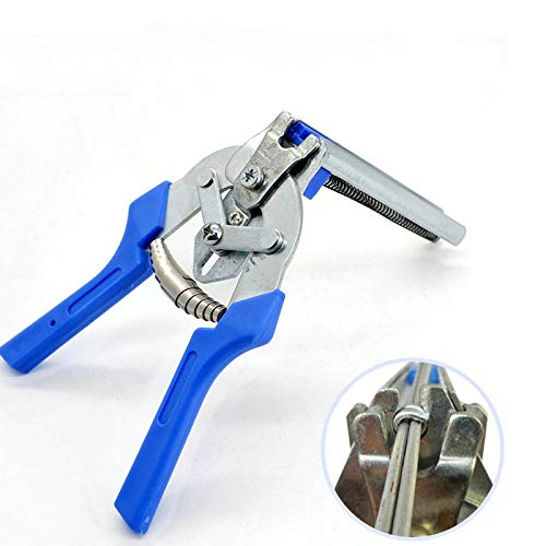 Heavy Duty Hog Ring Plier Tool Kit with 600 M Clips & Staples - Poultry Cage Wire Fencing Tool for Chicken Coop, Bird Aviary, and Animal Pen Construction