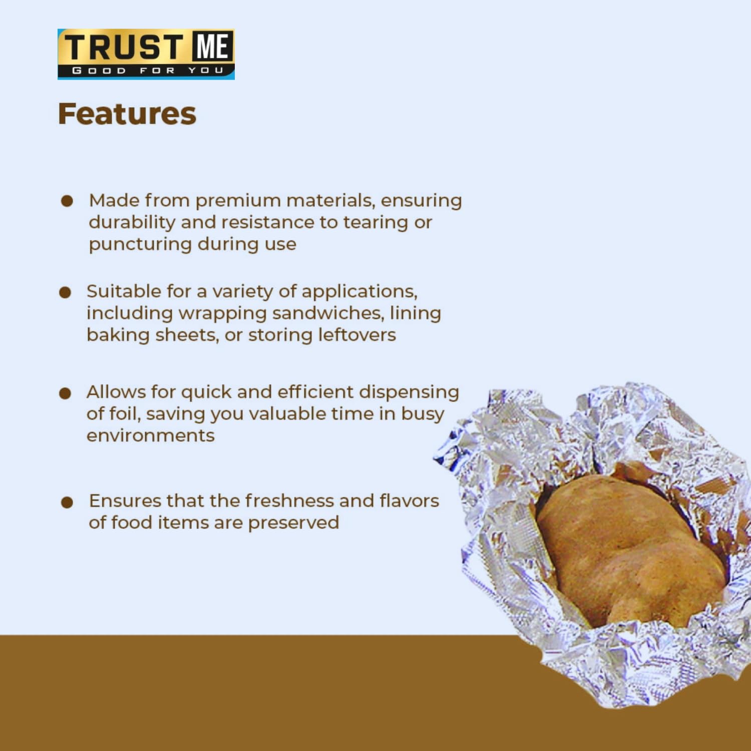Premium Food Grade Aluminum Foil for Cooking, Baking & Food Storage - 50g 11 Micron Thickness | Keeps Food Fresh, Warm & Hygienic | Ideal for Meal Prep, BBQ, Leftovers & Lunch Box Packing | Pack of 3 Rolls (Red) | Perfect for Home Kitchen, Restaurants & Outdoor Picnics