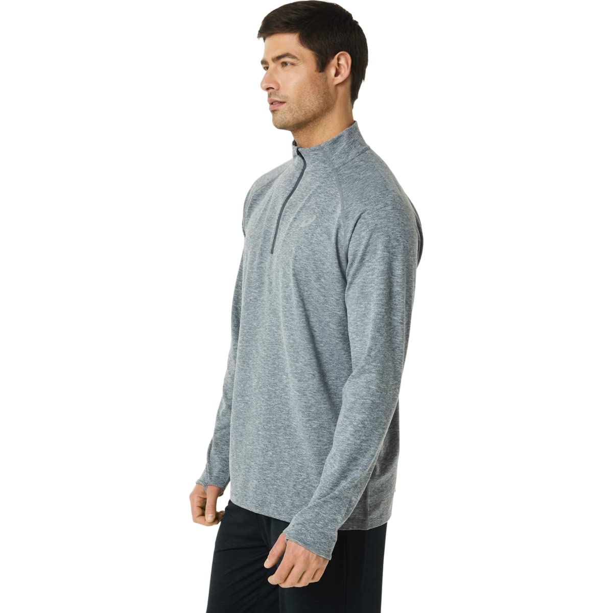ASICS Men's TRAIN SANA 1/2 Zip Training Top - Breathable Workout Shirt for Running, Gym & Athletic Performance | Moisture-Wicking Activewear for Men