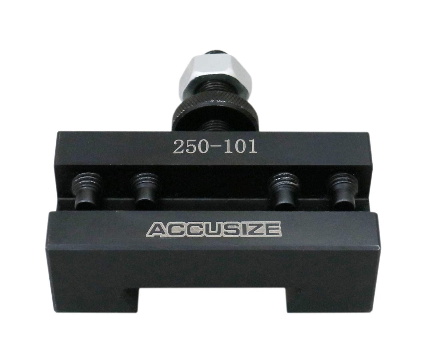 Accusize Industrial Tools 10-Piece AXA Quick Change Tool Post Holder Set for Turning and Facing Operations - Model 0250-0101x10 | Perfect for Lathe Machining, Metalworking, and CNC Applications