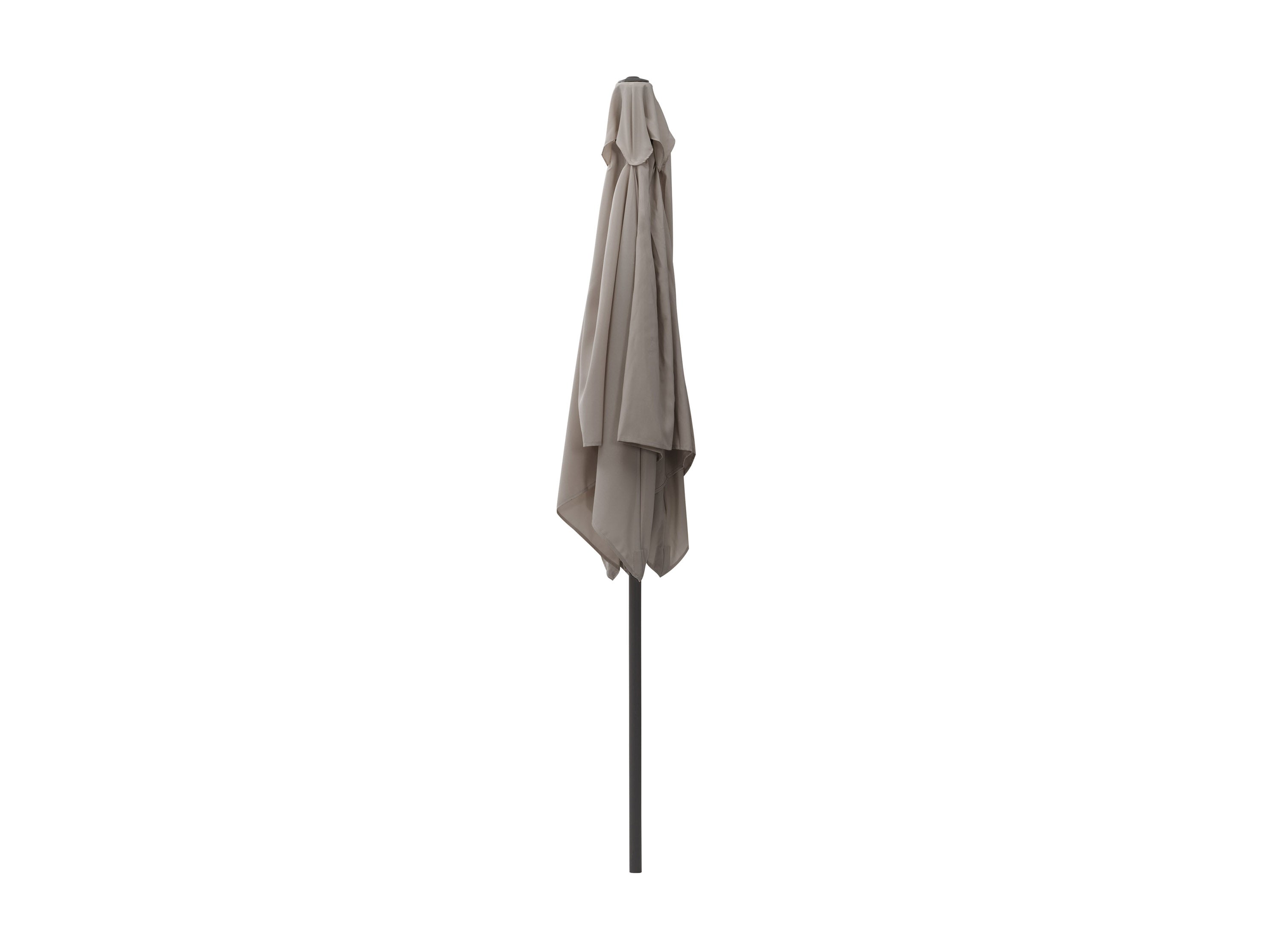 9ft Square Grey Patio Umbrella - Outdoor Sun Shade for Deck, Poolside, and Garden - UV Protection & Water Resistant